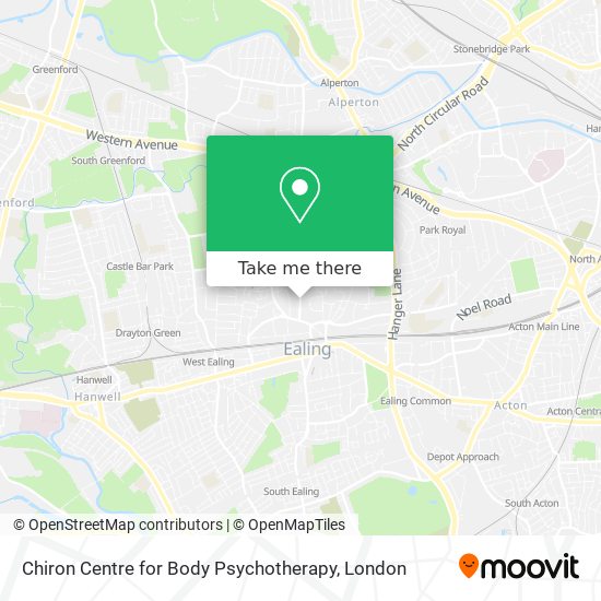 Chiron Centre for Body Psychotherapy map