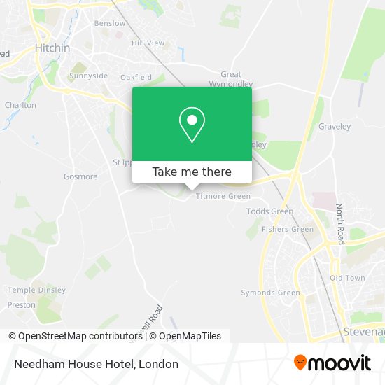 Needham House Hotel map