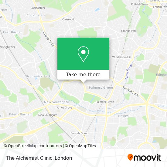 The Alchemist Clinic map