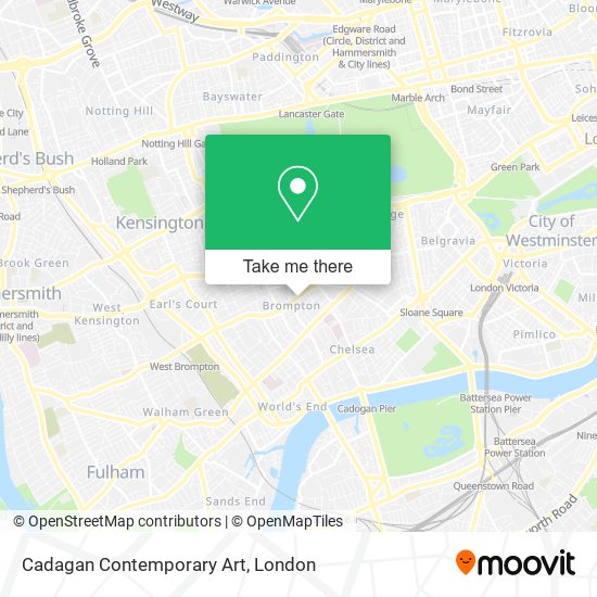 Cadagan Contemporary Art map