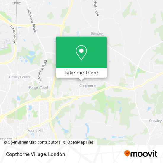 Copthorne Village map