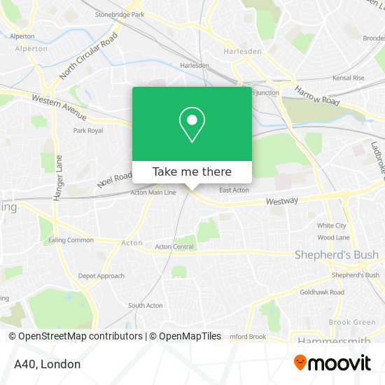 A40 map