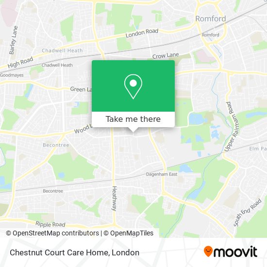 Chestnut Court Care Home map