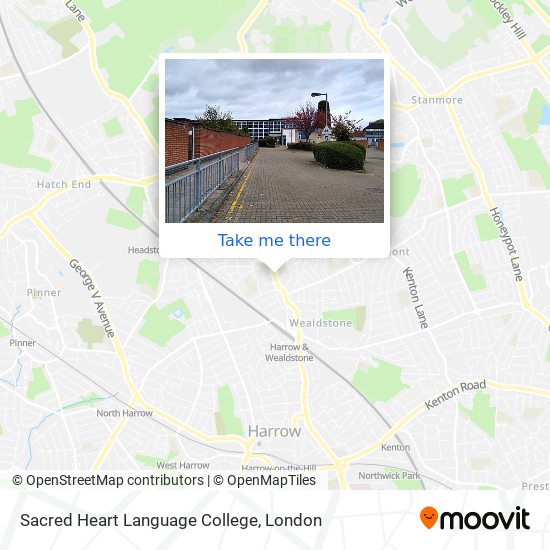 Sacred Heart Language College map