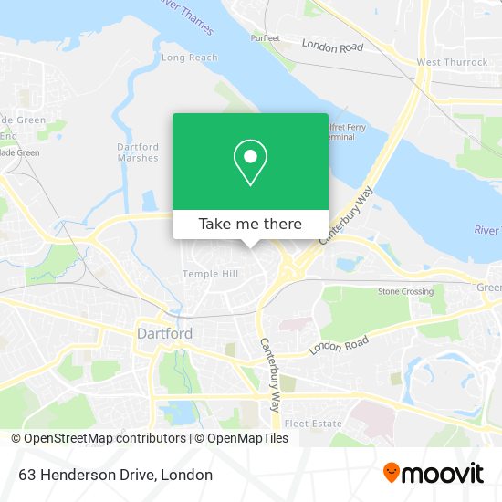 63 Henderson Drive map