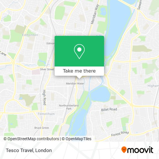 Tesco Travel map