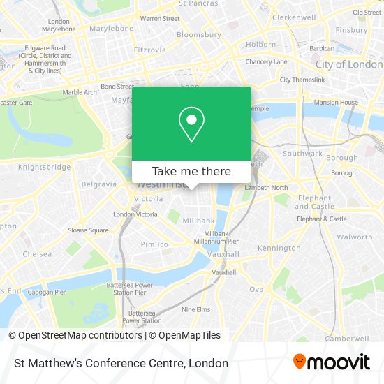 St Matthew's Conference Centre map