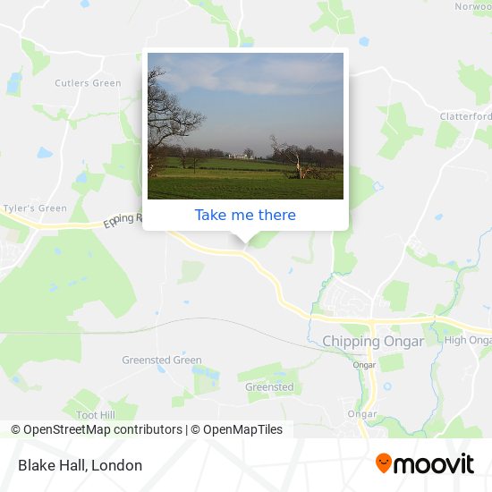 Blake Hall map