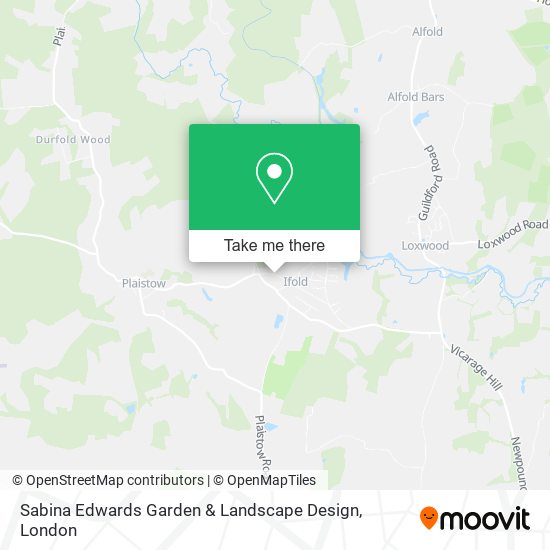 Sabina Edwards Garden & Landscape Design map