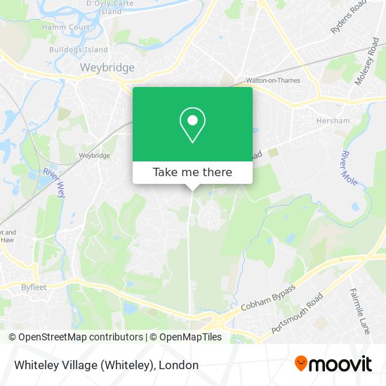Whiteley Village map