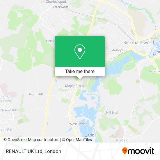 RENAULT UK Ltd map