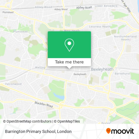 Barrington Primary School map