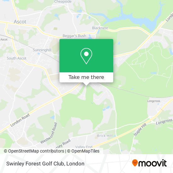 Swinley Forest Golf Club map