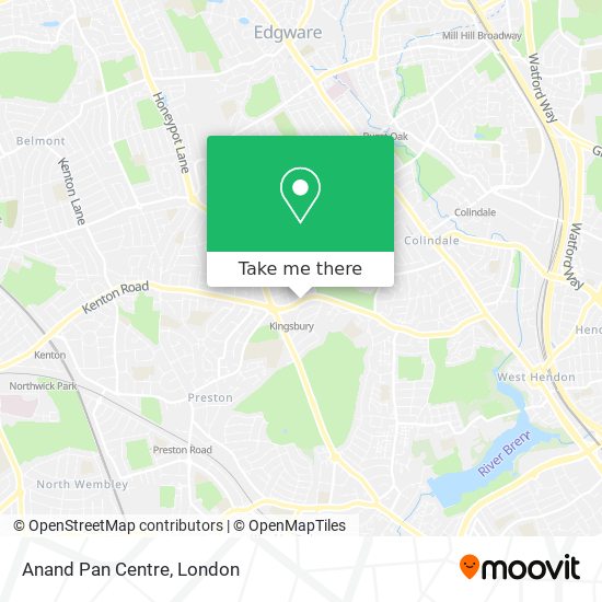 Anand Pan Centre map
