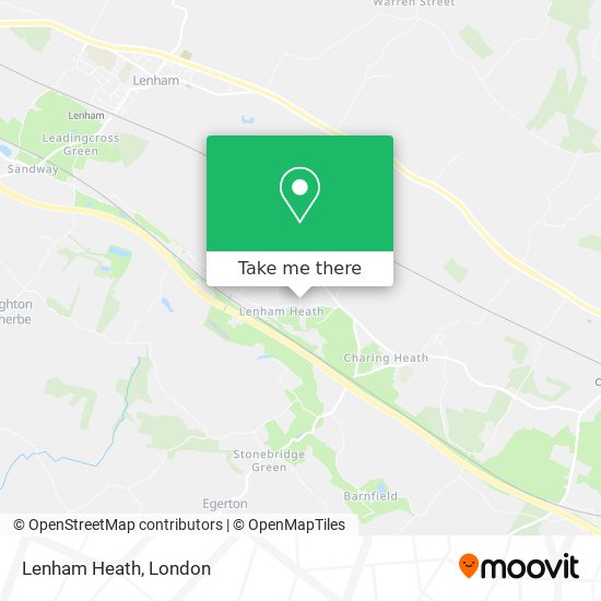 Lenham Heath map