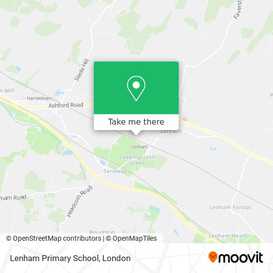 Lenham Primary School map