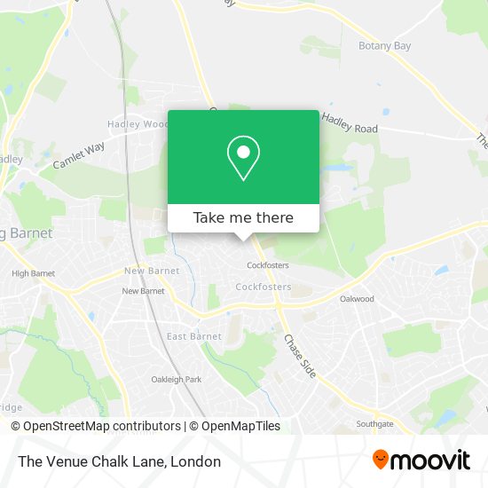 The Venue Chalk Lane map