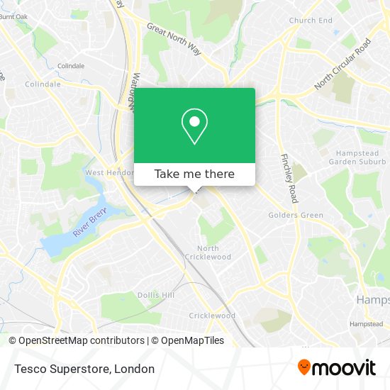 Tesco Superstore map