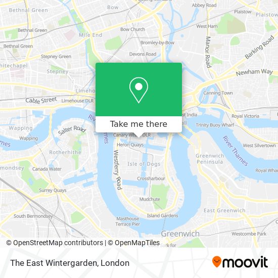 The East Wintergarden map