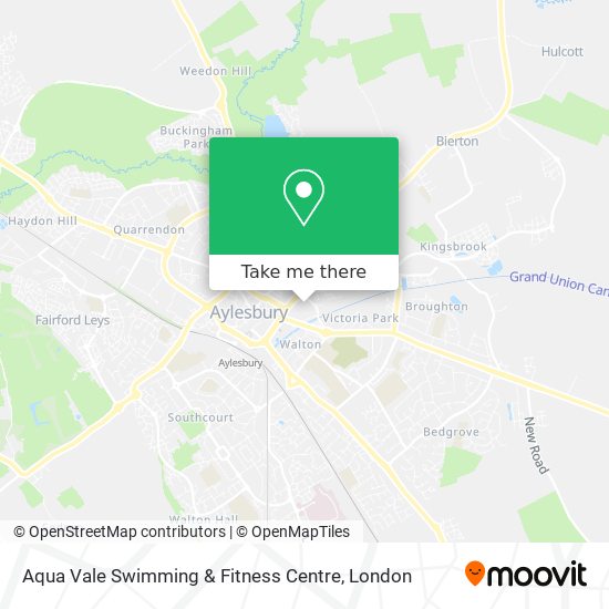 Aqua Vale Swimming & Fitness Centre map