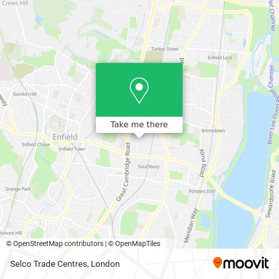 Selco Trade Centres map