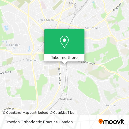 Croydon Orthodontic Practice map