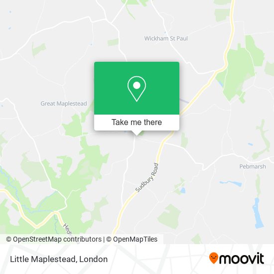 Little Maplestead map