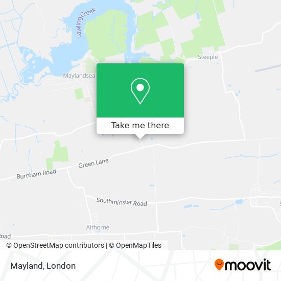 Mayland map