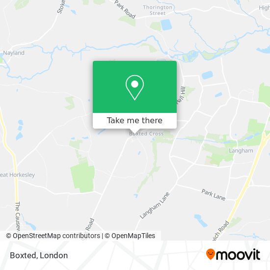 Boxted map