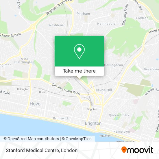 Stanford Medical Centre map