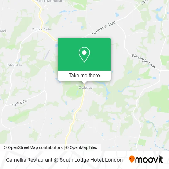 Camellia Restaurant @ South Lodge Hotel map