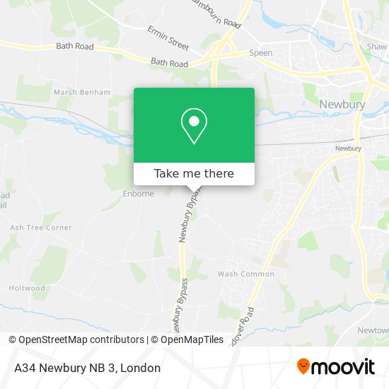 A34 Newbury NB 3 map