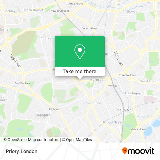 Priory map