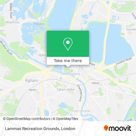 Lammas Recreation Grounds map