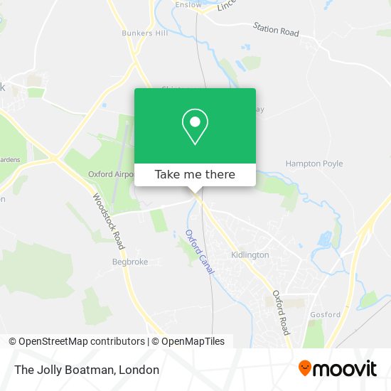 The Jolly Boatman map