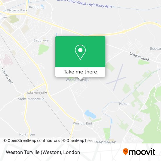 Weston Turville map