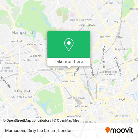 Mamasons Dirty Ice Cream map