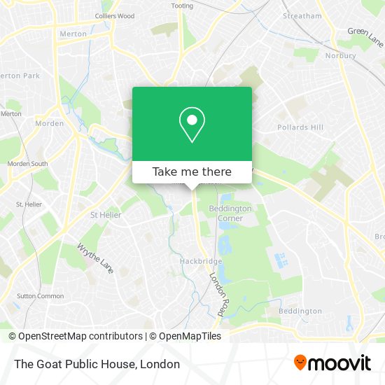 The Goat Public House map