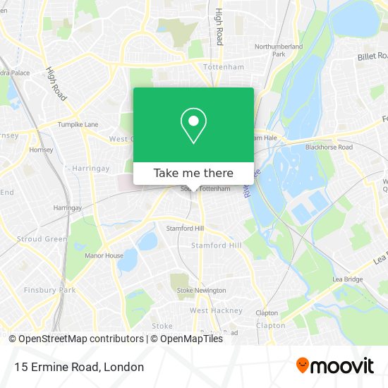 15 Ermine Road map