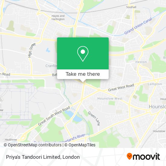 Priya's Tandoori Limited map