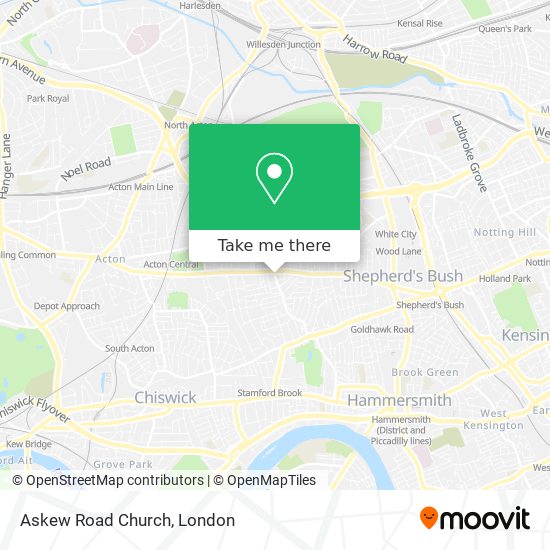 Askew Road Church map