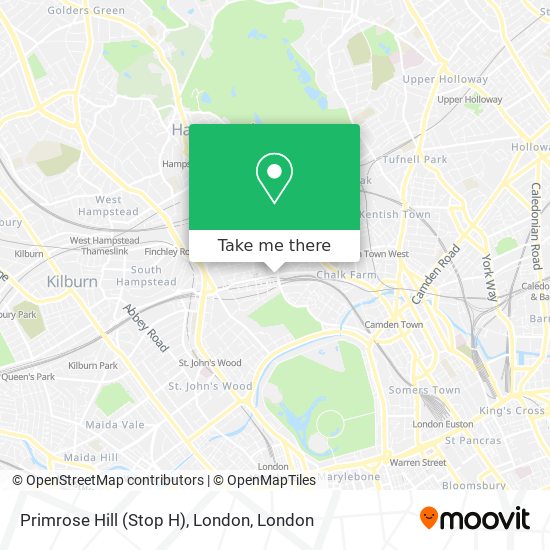 Primrose Hill (Stop H), London map
