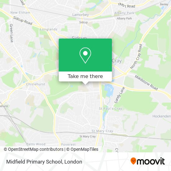 Midfield Primary School map