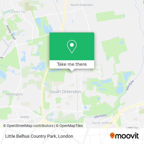 Little Belhus Country Park map