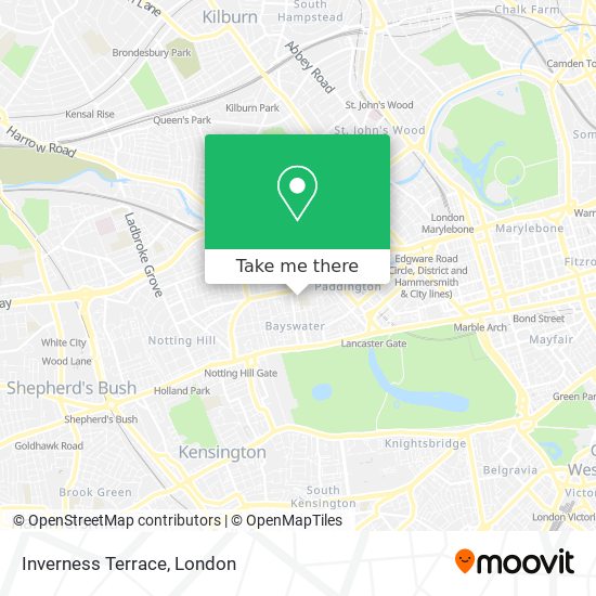 Inverness Terrace map