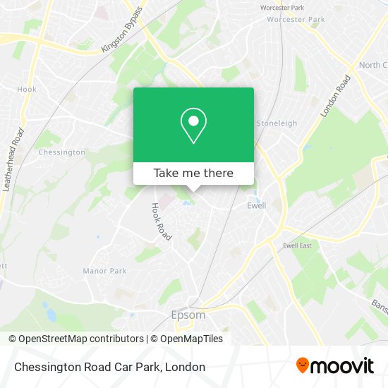 Chessington Road Car Park map