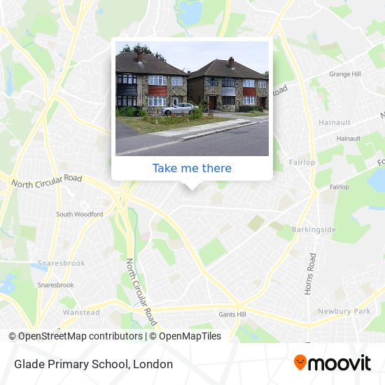 Glade Primary School map