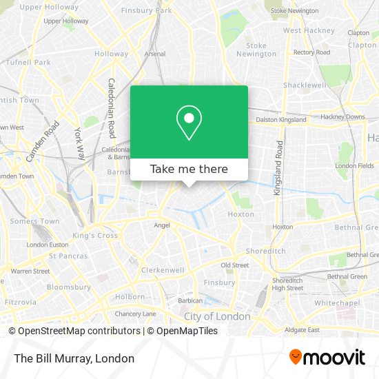 The Bill Murray map