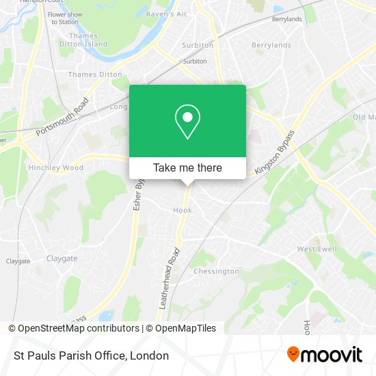 St Pauls Parish Office map