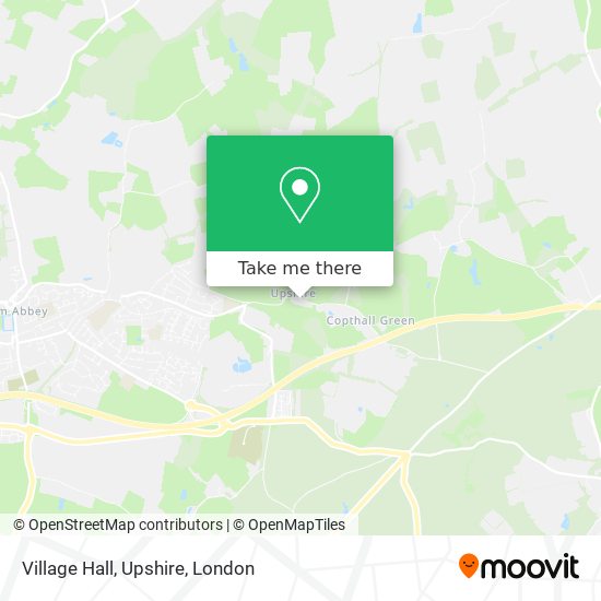 Village Hall, Upshire map